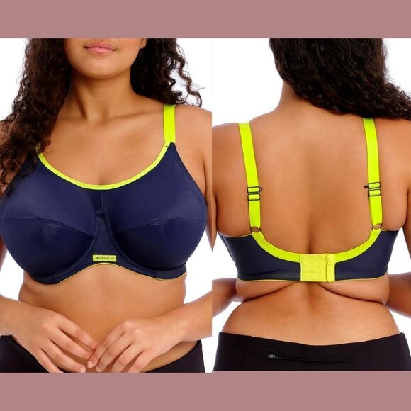Elomi Energise Sports Bra 44D NWT Elomi 44D Bra - Picture 1 of 8